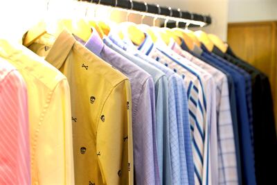 Take your pick from solids, stripes and even skulls at Bombay Shirt Company