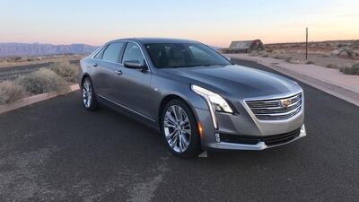 9. Cadillac CT6. On the wide highways of Nevada, the big Caddy wasn't the headline draw on its own. That billing fell to its hugely impressive semi-autonomous Super Cruise technology, which was so good that you almost felt annoyed at points when you had to take the wheel. Adam Workman / The National