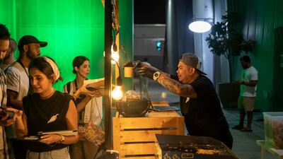 Birria Tacos Dubai during a galleries night at Alserkal Avenue