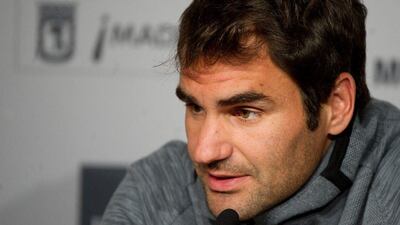 Roger Federer has announced he will not be playing at the French Open as a result of a back injury. AFP