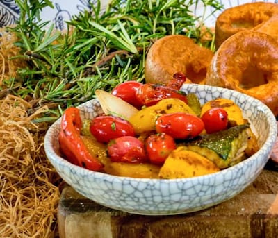 Roasted veggies. Picture for representation purposes