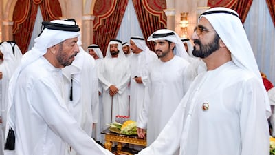 Sheikh Mohammed bin Rashid receives the masses of well-wishers during Ramadan
