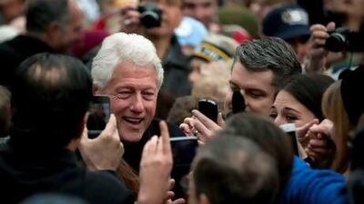Bill Clinton spent some of his post-presidential time campaigning in battleground states for Barack Obama, who was re-elected earlier this week. Jeff Swensen / Getty Images