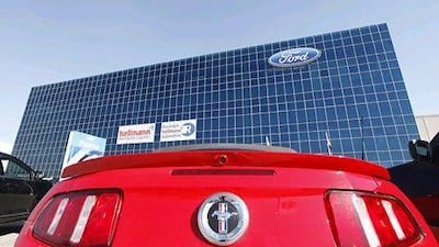 Ford's Middle East Parts Distribution Centre in the Jebel Ali Free Zone. Jeffrey E Biteng / The National