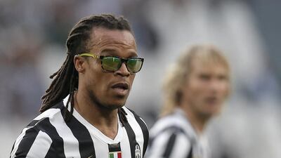 Juventus Legends midfielder Edgar Davids, wearing sunglasses, shown during Monday's Unesco Cup football match against Real Madrid Legends. Marco Bertorello / AFP / June 2, 2014