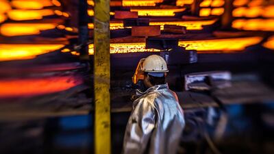 Industrial development is a key plank of economic policy in the UAE. Courtesy Emirates Steel