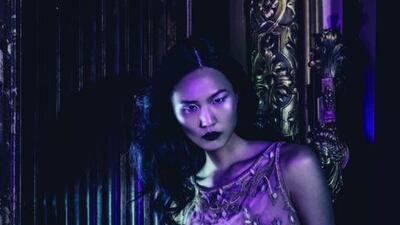 Image from the haute couture fashion shoot in the March issue of Luxury Magazine, featuring Rami al Ali. Photographer: Roc Chaliand. Fashion Director: Sarah Maisey. Stylist: Hafsa Lodi