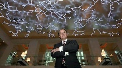 The Ritz-Carlton president Herve Humler at the chain's new hotel in the Dubai International Financial Centre. Satish Kumar / The National