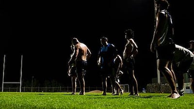 Players from Abu Dhabi Saracens have been training at the Al Ghazal Golf Club ahead of the start of the UAE Conference season, which will be their first.