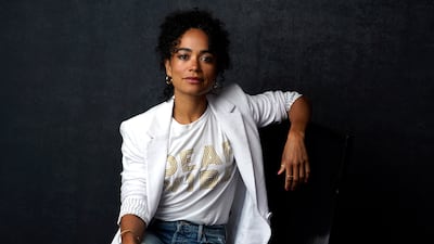 Lauren Ridloff poses for a portrait to promote the Inevitable Foundation on day one of San Diego Comic-Con. AP Photo