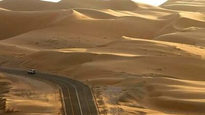 Desert vista: the guidebook for Al Gharbia will give visitors a chance to discover the region's identity.