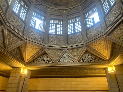 The inside of the Nilometer's dome on Cairo’s Rhoda island. Hamza Hendawi/ The National