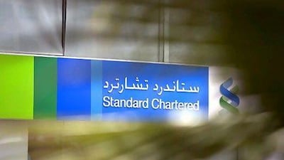Standard Chartered's shares rose 4.4 per cent to 1,431 British pence after the settlement was announced. Silvia Razgova / The National