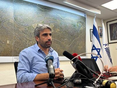 Ariel's mayor is petitioning the government to help protect the settlement against international sanctions. Thomas Helm / The National