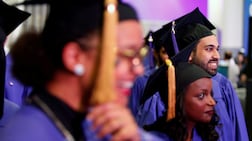 NYUAD enrols a high number of international students from 120 countries. EPA