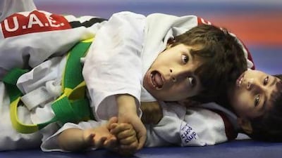 The World Jiu-Jitsu Children's Cup begins today at ADNEC with 650 schoolchildren from 28 schools across the country taking part. Delores Johnson / The National