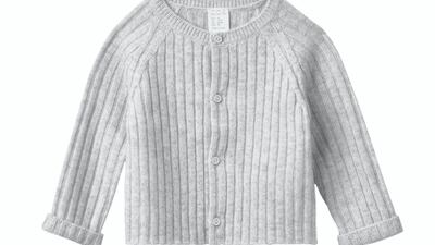 Spend: Ribbed cashmere cardigan, Dh350, Cos.