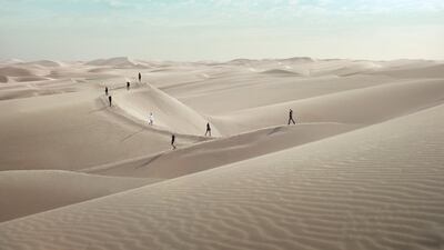 The summer 2021 collection by Saint Laurent was unveiled in Morocco. Courtesy Saint Laurent