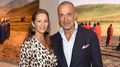Clara Martinez Thedy de Safa and her late husband, Iskandar Safa. Getty Images