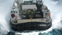 A hovercraft could be used for an amphibious assault to unblock the Strait of Hormuz. Photo: US Navy