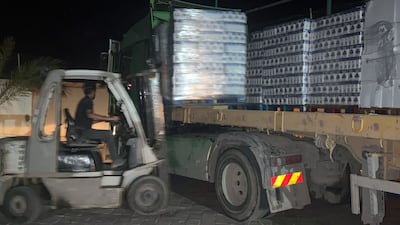 The aid has been sent as part of the UAE's Gallant Knight 3 operation