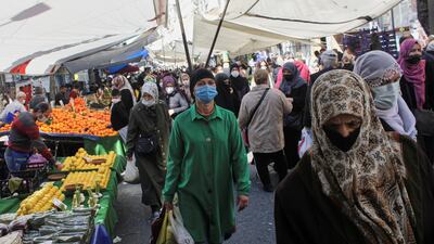 Market shoppers in Istanbul, Turkey. Reuters