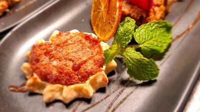 Gizzada, a dessert with a flaky shortcrust pastry and rich coconut centre.