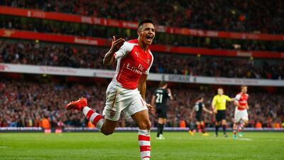 Alexis Sanchez scored 24 goals across all competitions for Arsenal last season. Julian Finney / Getty Images