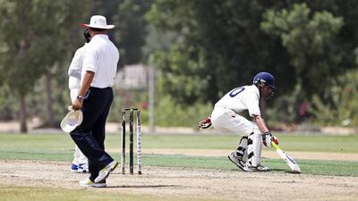 Sharjah and Dubai compete on Tuesday in the first match of the new National Under 19 cricket tournament. Lee Hoagland / The National