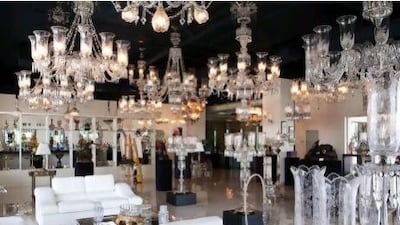 The Royal Treasures gallery on Al Diyafa Street in Dubai is owned and operated by the brothers Dinsha and Munchi Shroff, the world's premier Osler collectors. Antonie Robertson / The National