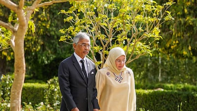 Malaysia's King Sultan Abdullah and Queen Tunku Azizah. Reuters