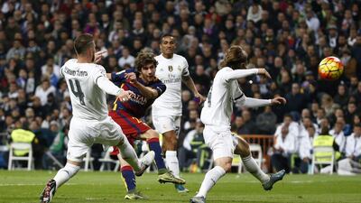 Sergi Roberto stepped into the gap nicely for Barcelona while Lionel Messi was away due to injury. Paul Hanna / Reuters