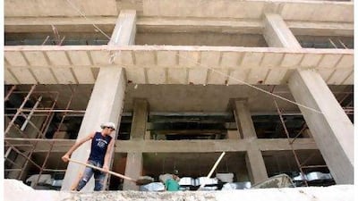 Housing is a big focus for the Iraqi government, with the UN estimating that more than 2 million homes are needed by 2016. Ali al Saadi / AFP