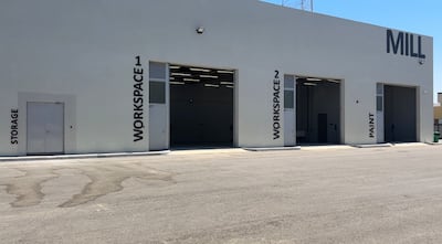 The Mill features workshops for carpentry, blacksmithing, painting and costumes, as well as storage spaces. Razmig Bedirian / The National