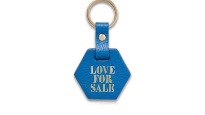 'Love for sale' key ring, Dh55, Lady Gaga.