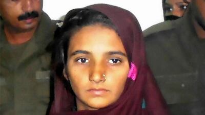 After eight years on death row for blasphemy Asia Bibi was freed from jail. AP