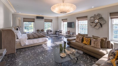 The principal bedroom suite.