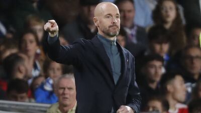 Manchester United manager Erik ten Hag. EPA