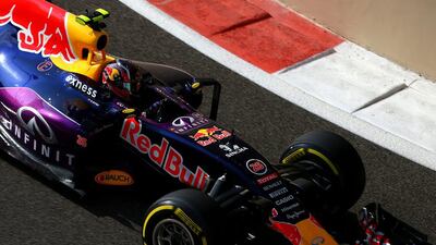 Daniil Kvyat of Red Bull Racing goes through the paces. Mark Thompson / Getty Images