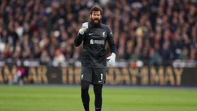 LIVERPOOL RATINGS: Alisson - 7. A degree of misfortune came with West Ham’s opening goal, as Lucas Paqueta’s well-hit effort deflected off the knee of Virgil van Dijk, changing the trajectory of the ball to leave the Brazilian stranded. Tackled Danny Ings to prevent what might have been a big chance. Getty