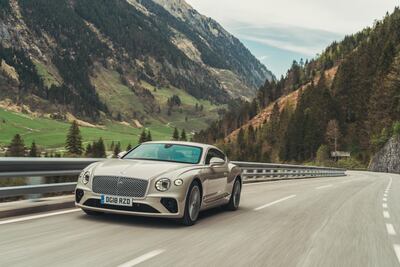 A Bentley Continental GT. Courtesy Bentley