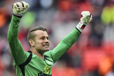 Shay Given during his four seasons at Aston villa. AFP