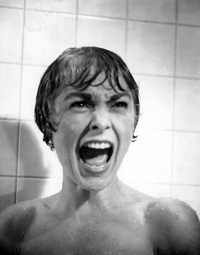 Janet Leigh in 'Psycho', directed by Alfred Hitchcock. Getty Images