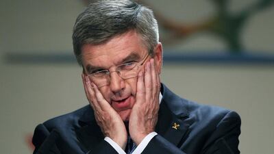 International Olympic Committee president Thomas Bach says the IOC will provide support to Saudi Arabia to increase the participation of women in sport in the country. Enrique Marcarian / Reuters