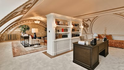 The mezzanine study and library