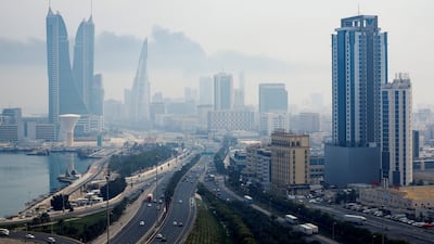 Smoke rises over the capital Manama, following a reported Iranian drone strike on the fuel storage centre of Bahrain International Airport, amid the US-Israeli conflict with Iran, in Muharraq, Manama, Bahrain, March 12, 2026. Reuters