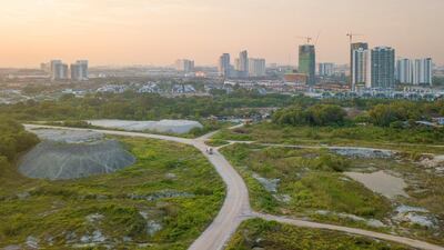 The boy was fishing in a pool popular with anglers in the township of Puchong. Getty Images