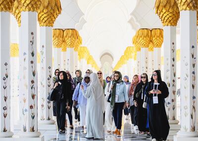 The Forbes 30.50 agenda includes tours of the city’s historic landmarks like the Sheikh Zayed Grand Mosque. Supplied Image