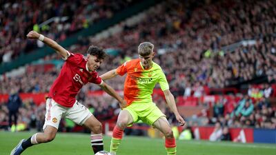 Marc Jurado – 7. Catalan right back had a shot on target just after half time as United tried to regain their lead. Floored by a poor 54th minute tackle but kept firing up his compatriot Garnacho as well and pinging balls forward. PA