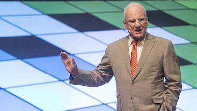 Good Harbor Security Risk Management head Richard Clarke at last month’s RSA Conference Abu Dhabi. Mona Al Marzooqi / The National